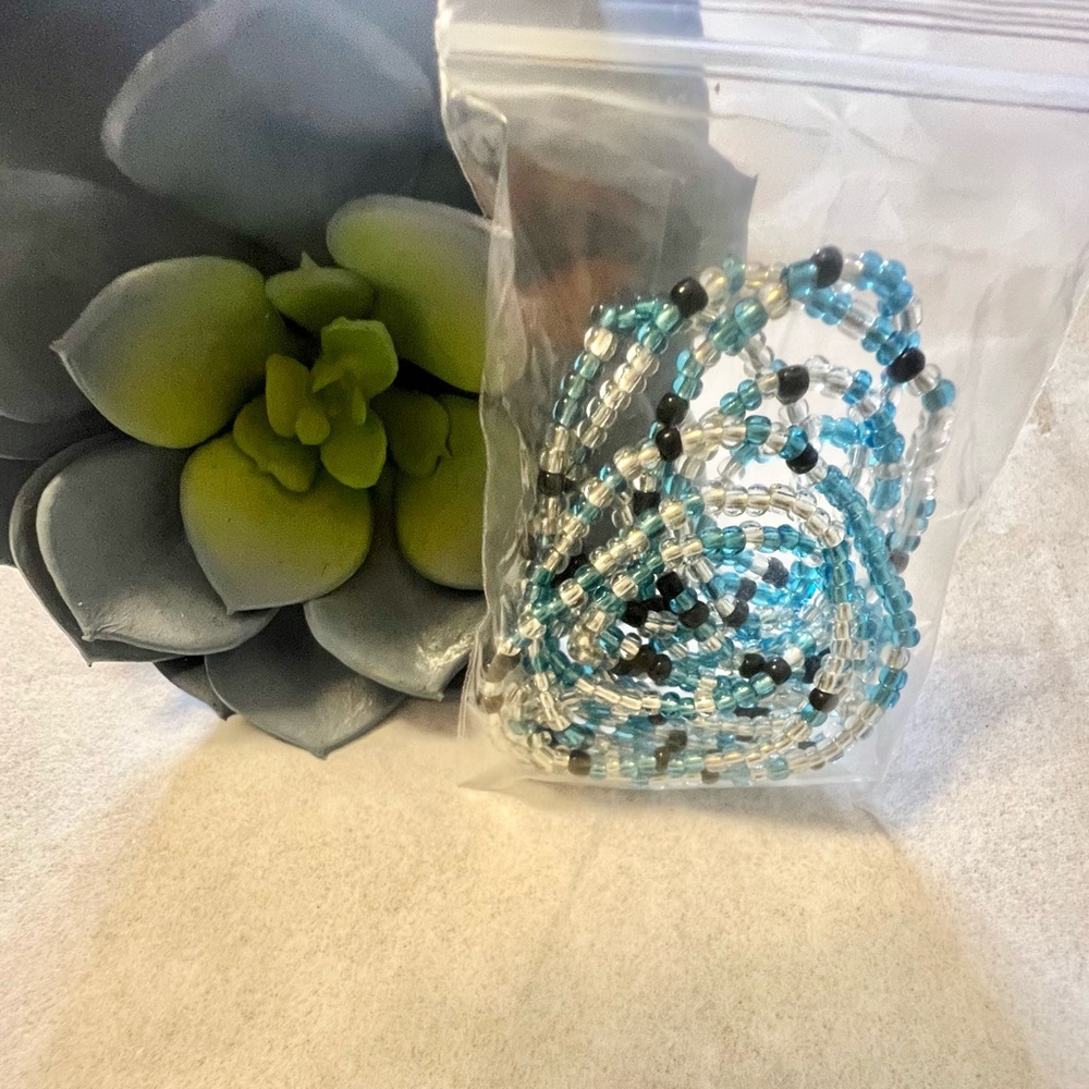Waist Belly Beads - Blue